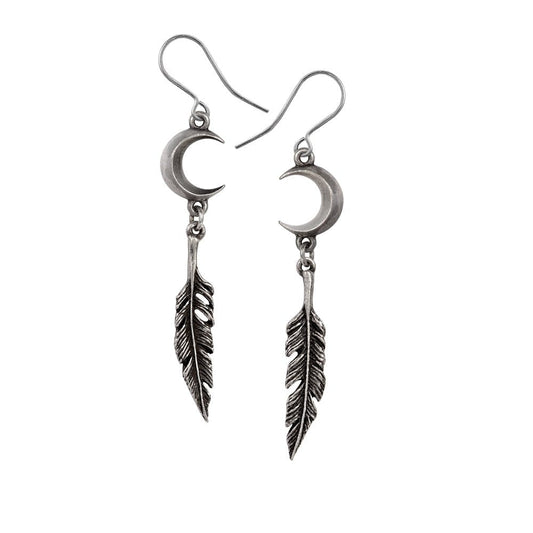 Pagan Dream Catcher Dropper Earrings-0